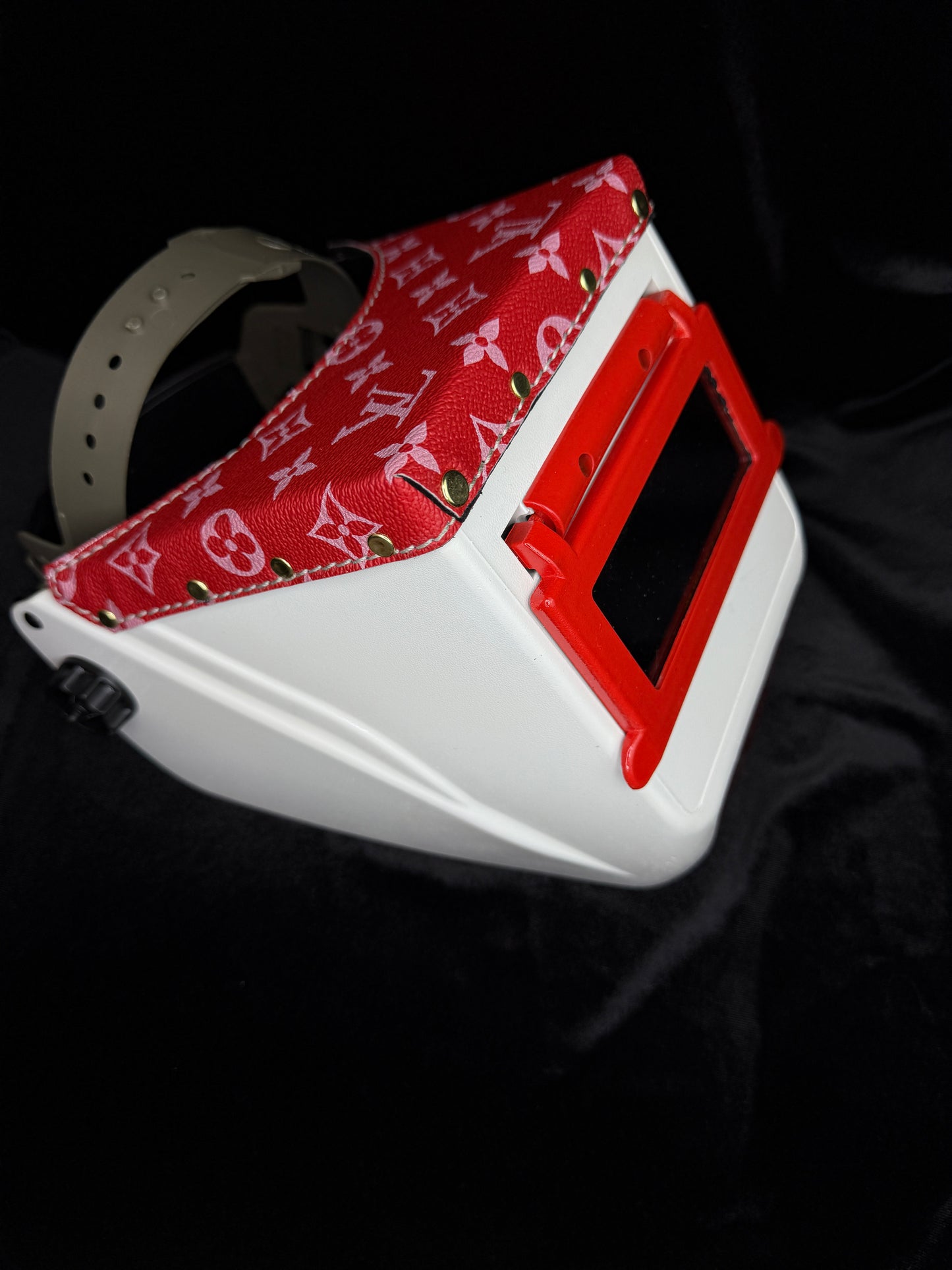 FRESHWELDER X LV Chopped welding hood White & Red