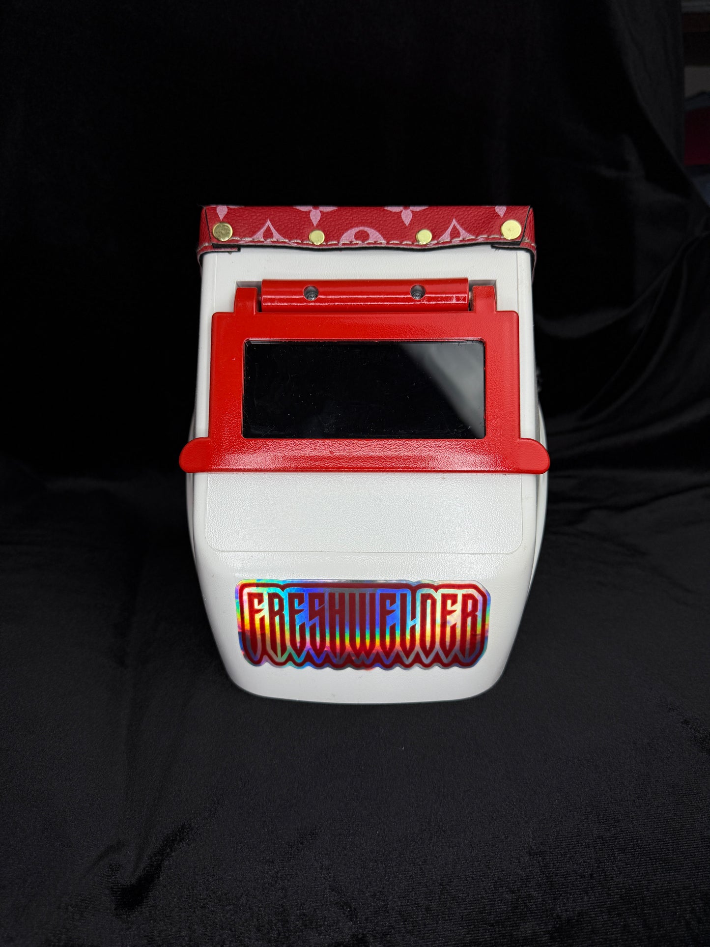 FRESHWELDER X LV Chopped welding hood White & Red