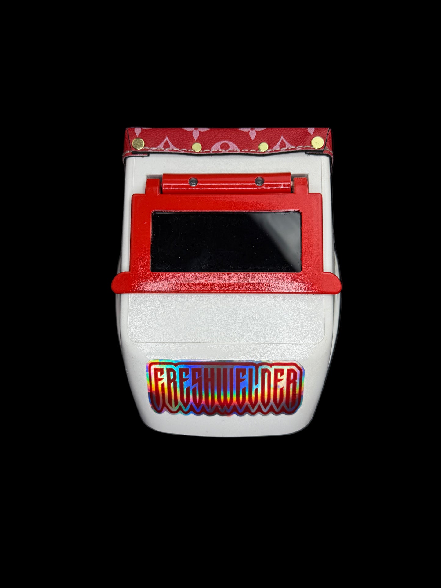 FRESHWELDER X LV Chopped welding hood White & Red