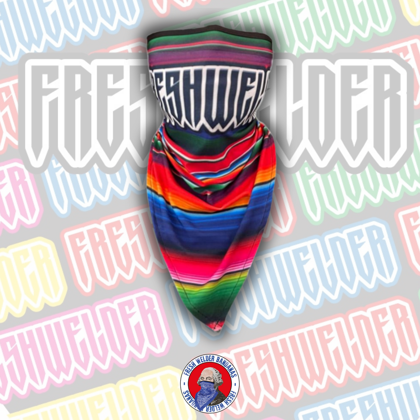 FRESHWELDER Orange/Blue Sarape