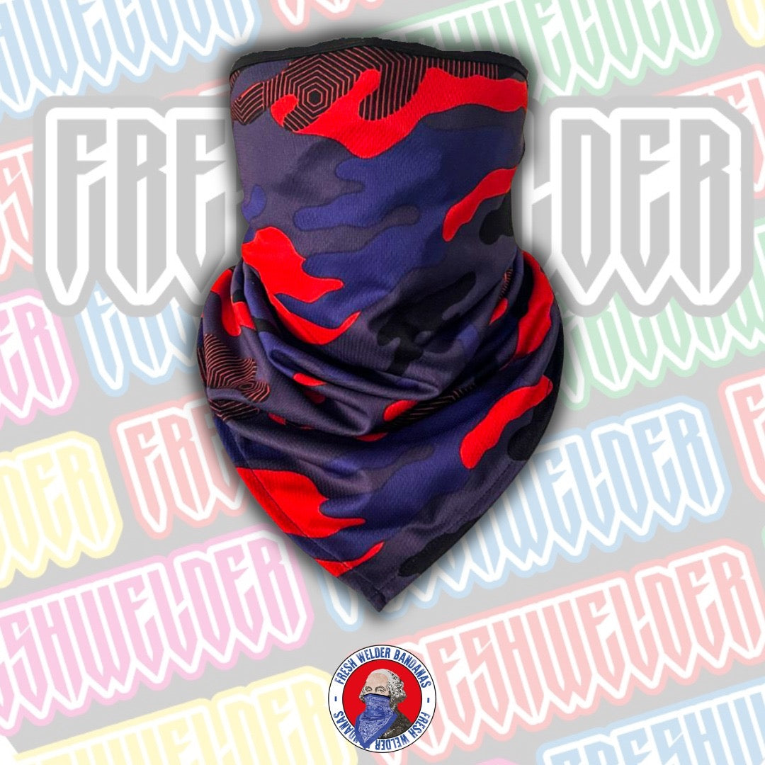 Camo Red/Blue