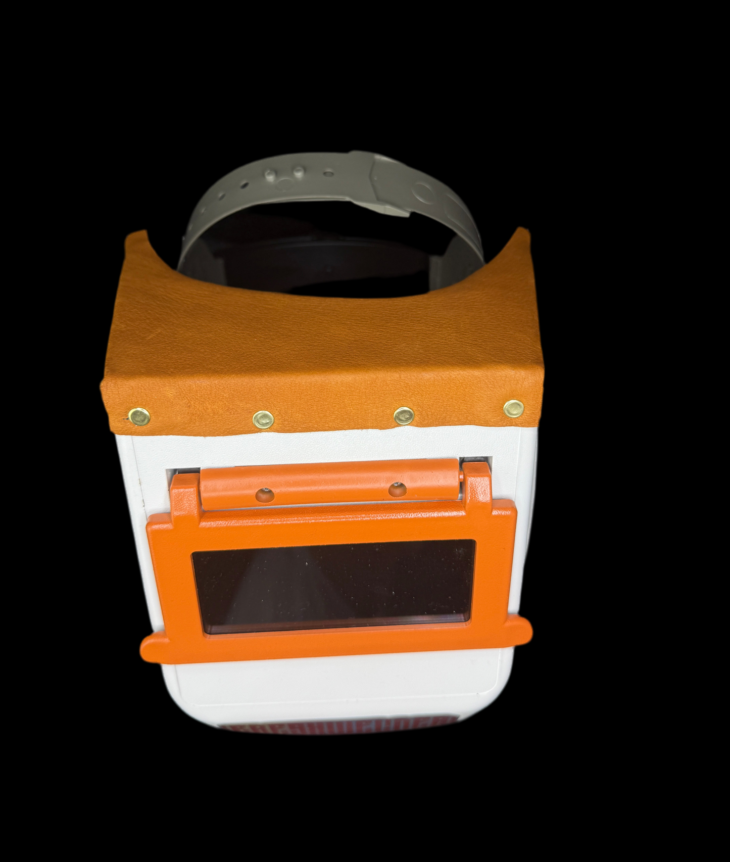 FRESHWELDER Chopped Welding Hood Camel & White