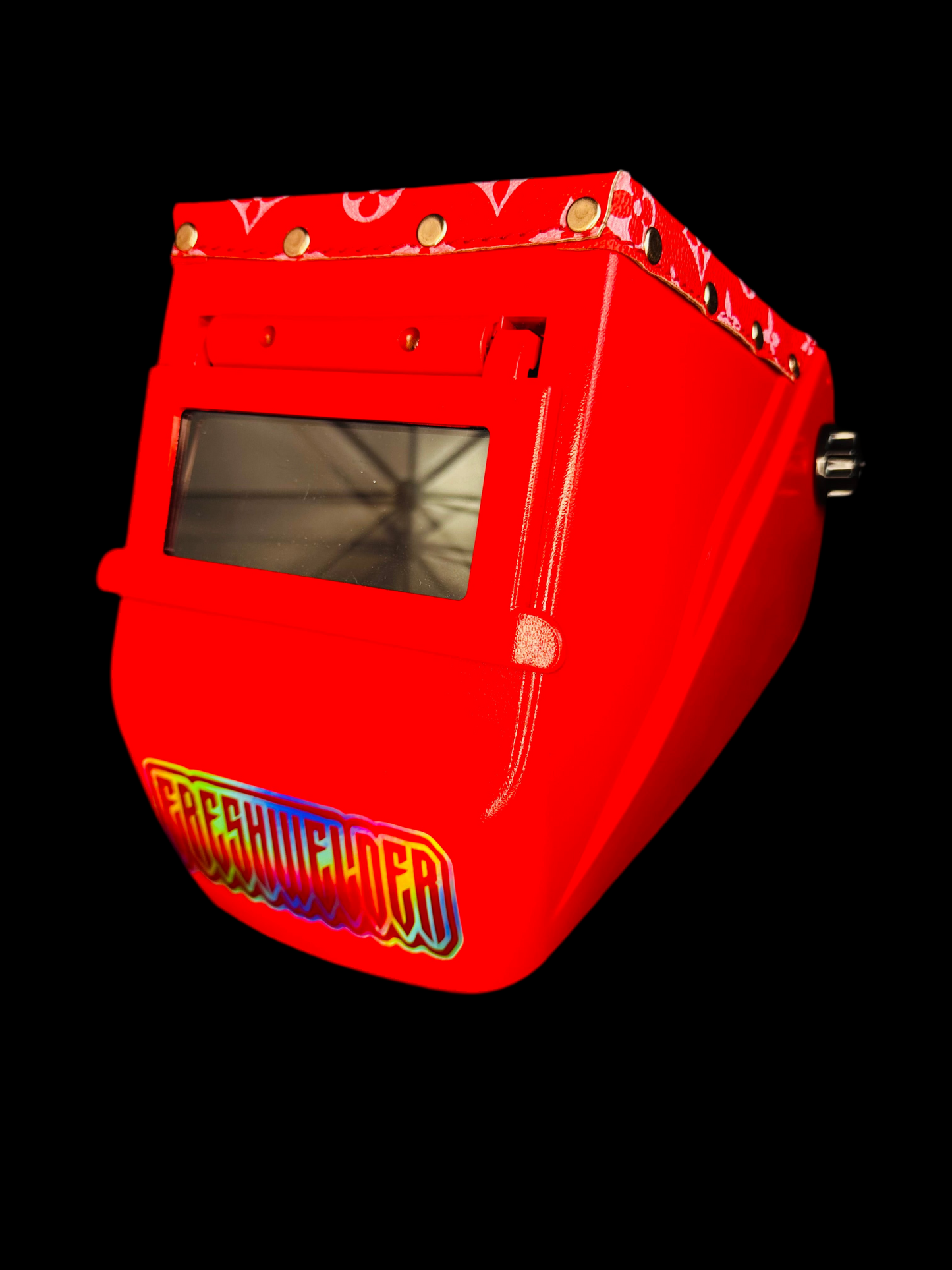 FRESHWELDER X LV Chopped welding hood Blood Red