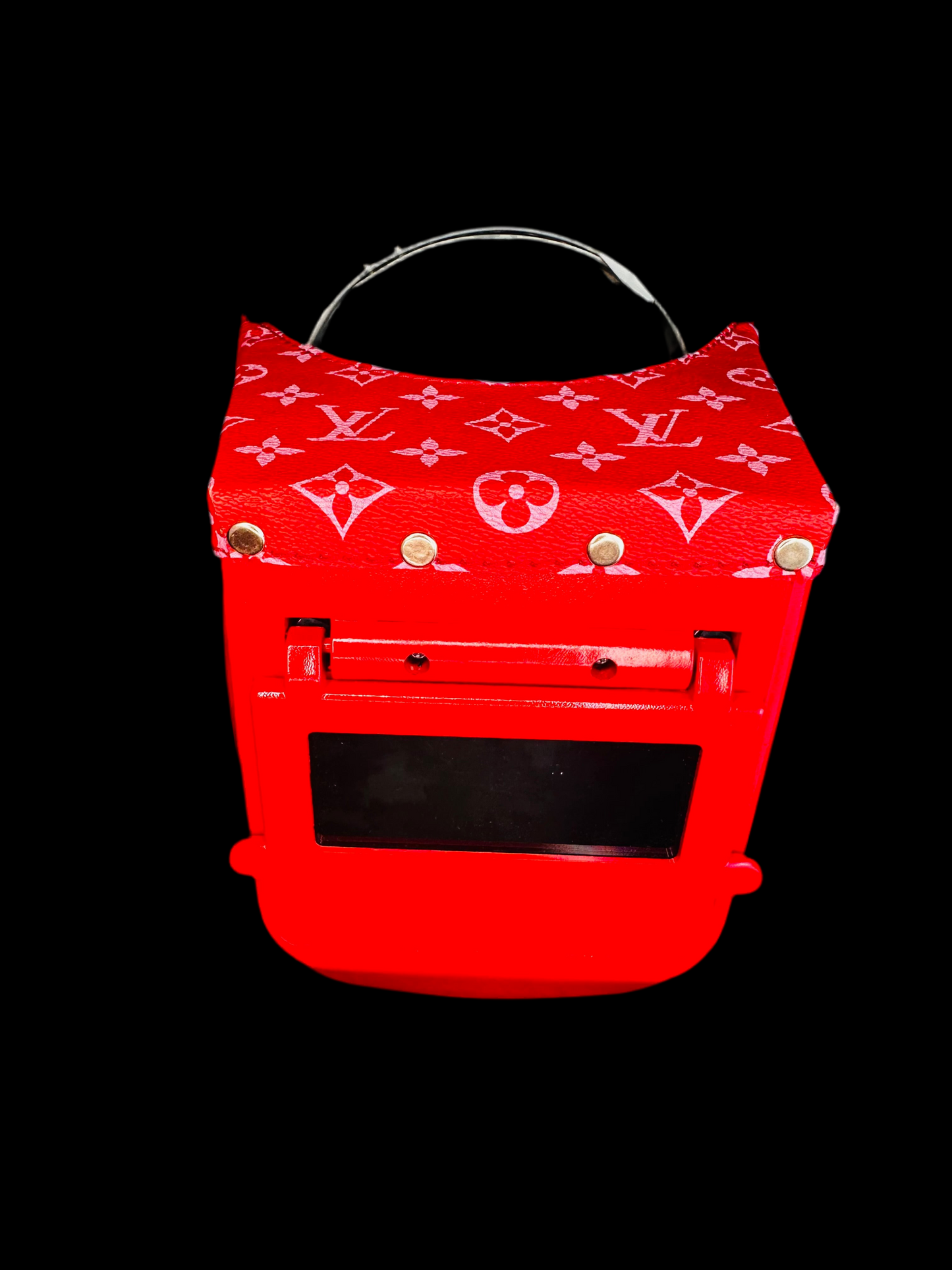 FRESHWELDER X LV Chopped welding hood Blood Red