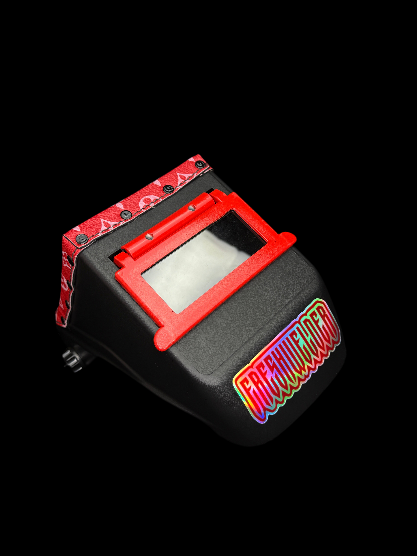 FRESHWELDER X LV Chopped welding hood Black & Red