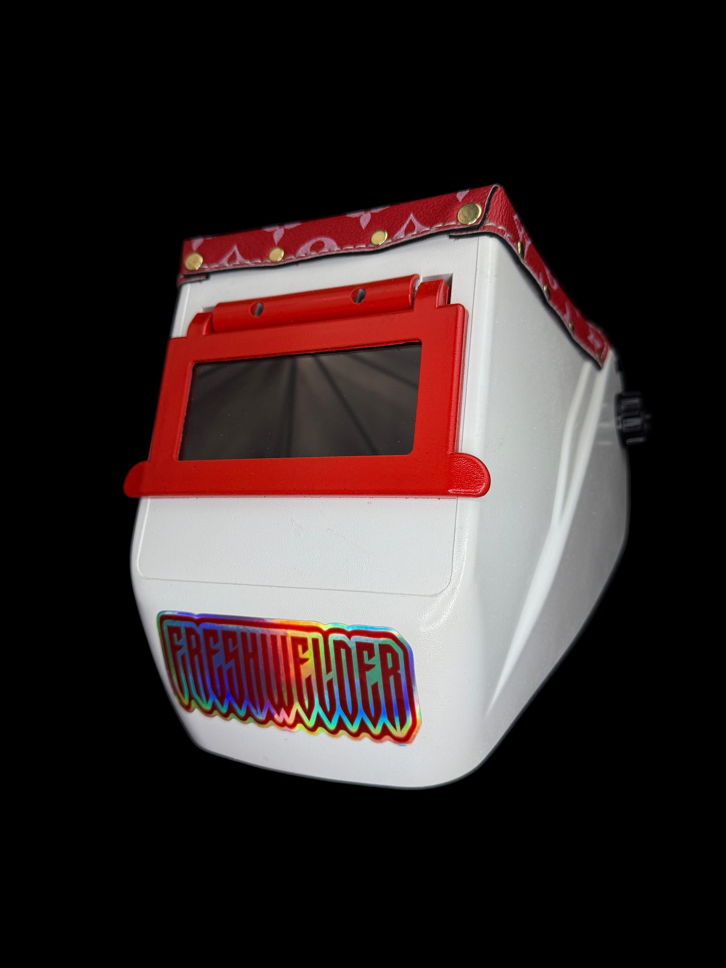 FRESHWELDER X LV Chopped welding hood White & Red