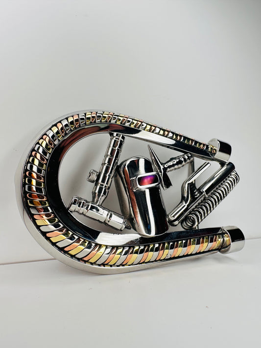Horseshoe Tri Tone Welder Belt Buckle