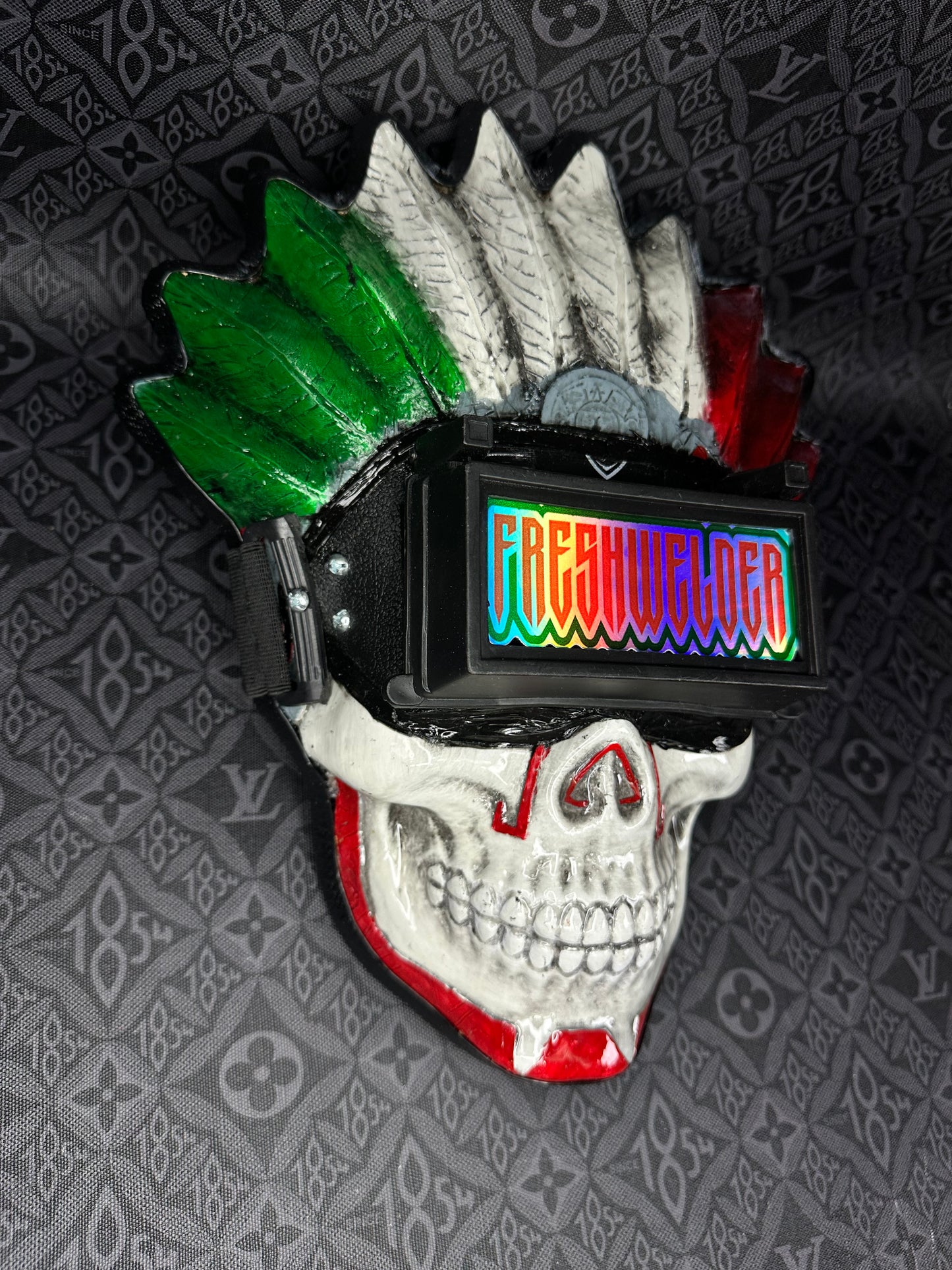Mexican Aztec Warrior Welding Mask