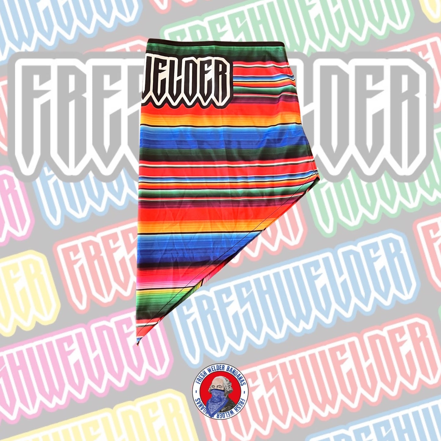 FRESHWELDER Orange/Blue Sarape