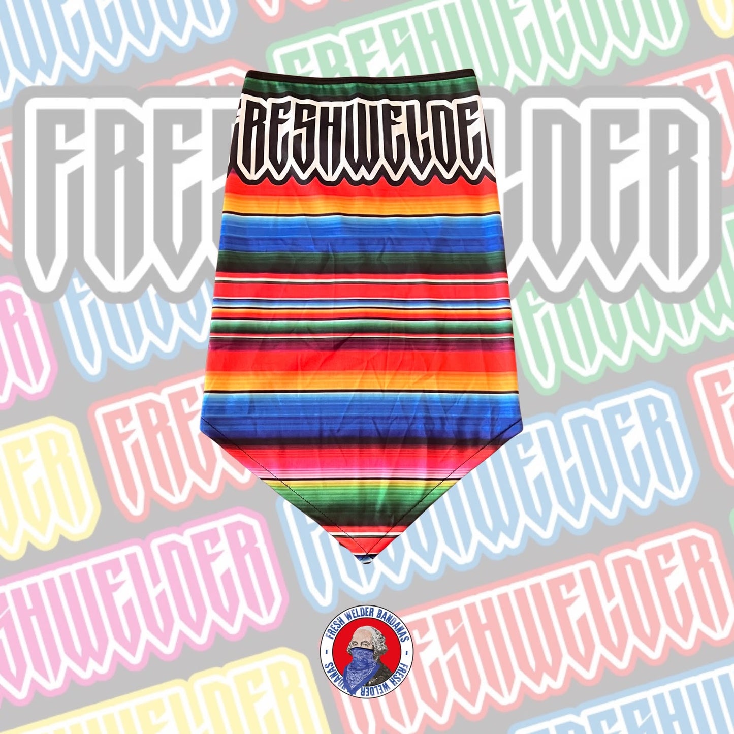 FRESHWELDER Orange/Blue Sarape