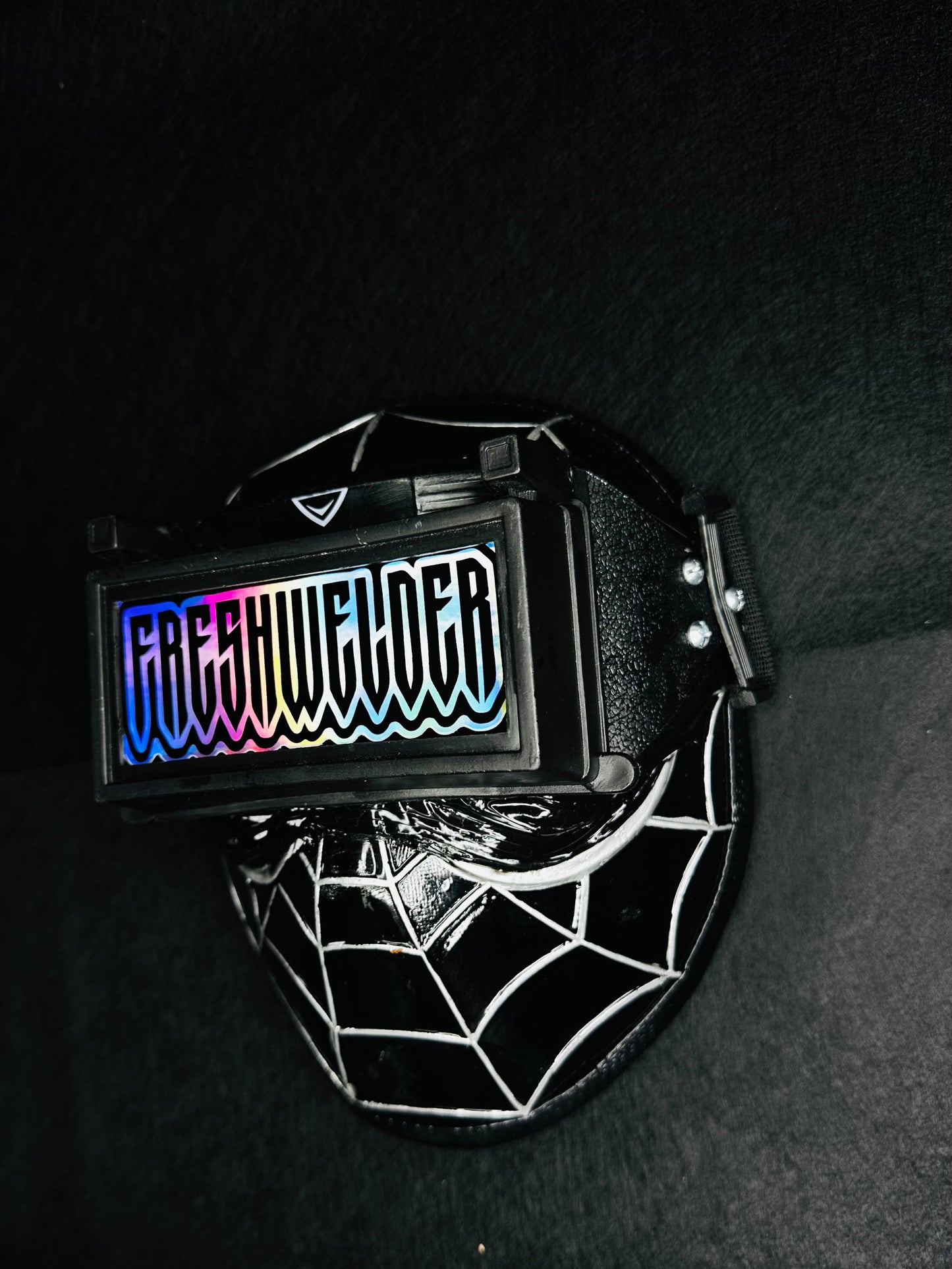 Black Spiderman 🕸️ Welding Mask