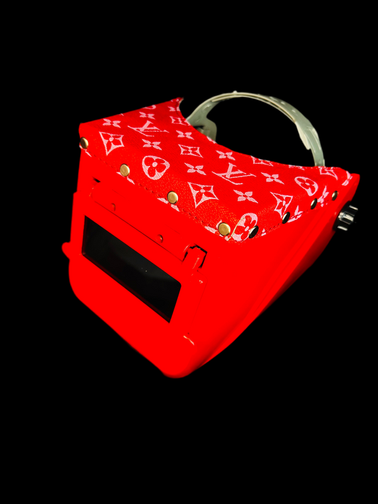 FRESHWELDER X LV Chopped welding hood Blood Red
