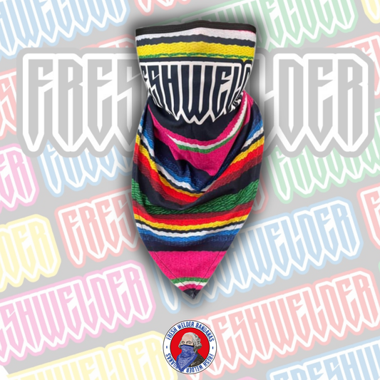 FRESHWELDER yellow/pink Sarape