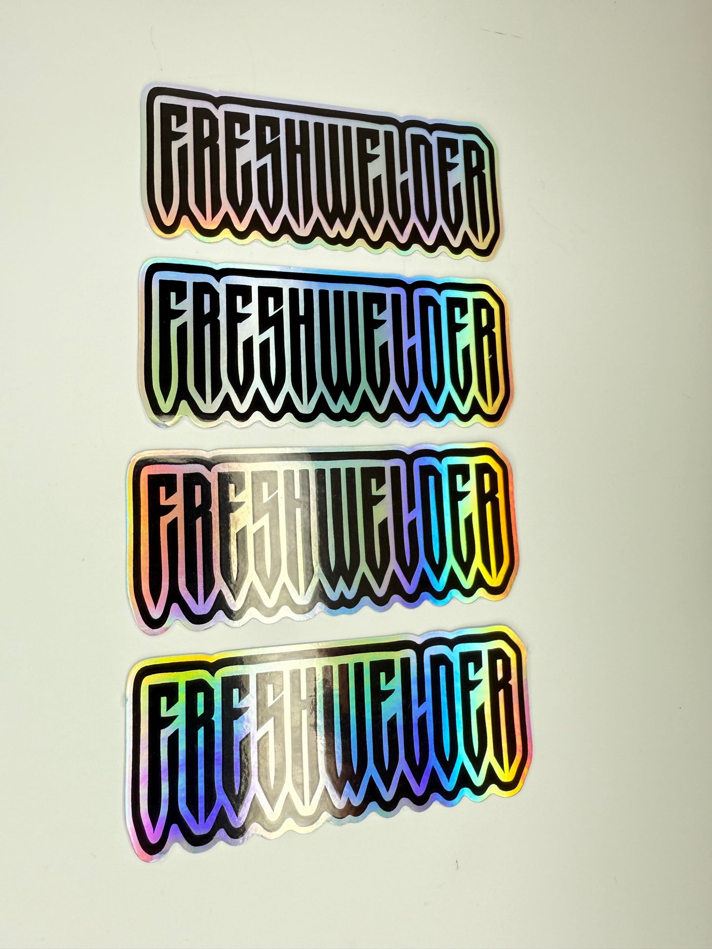 4 Pack The Originals B&W FRESHWELDER Holo Stickers