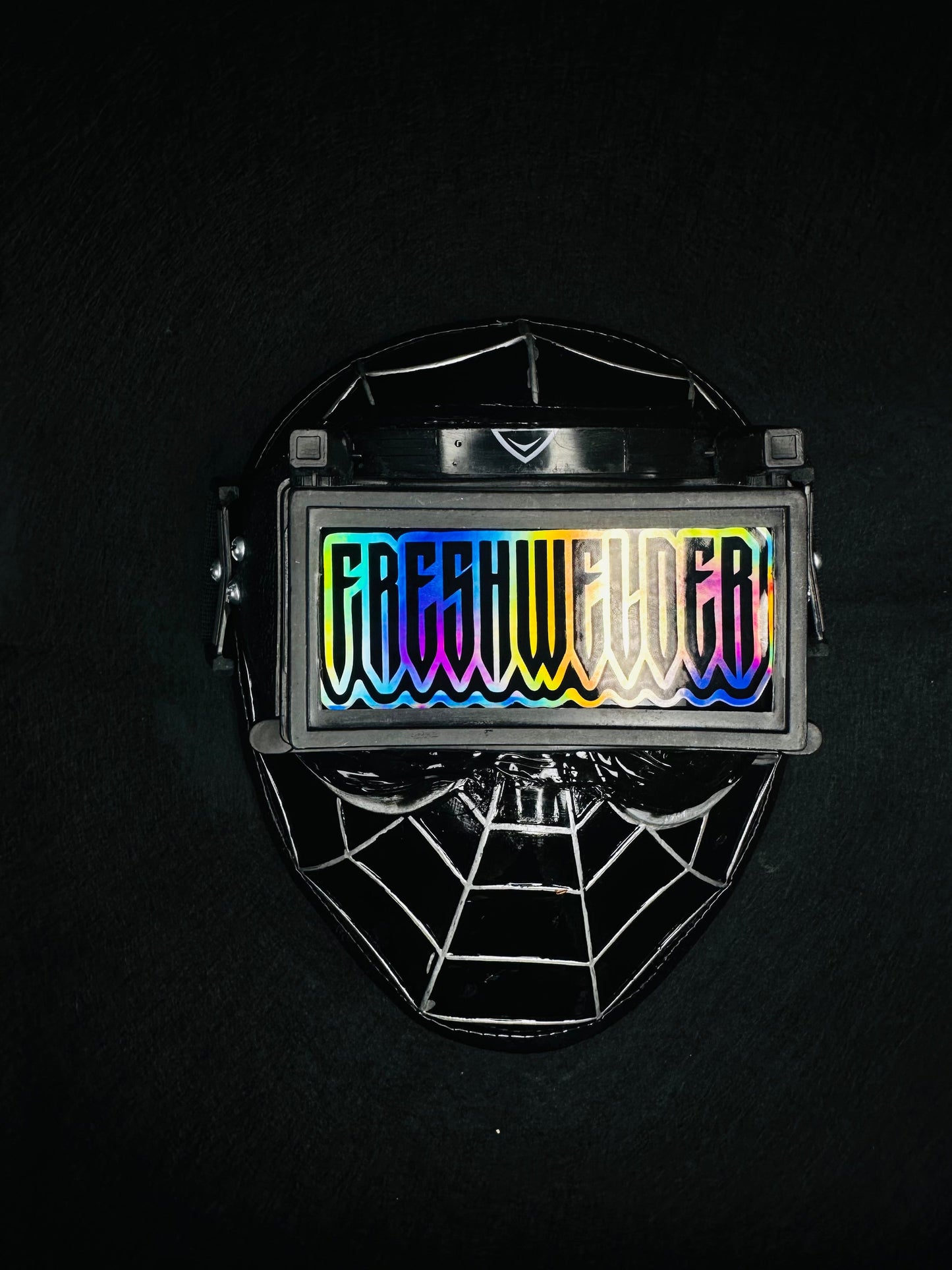 Black Spiderman 🕸️ Welding Mask