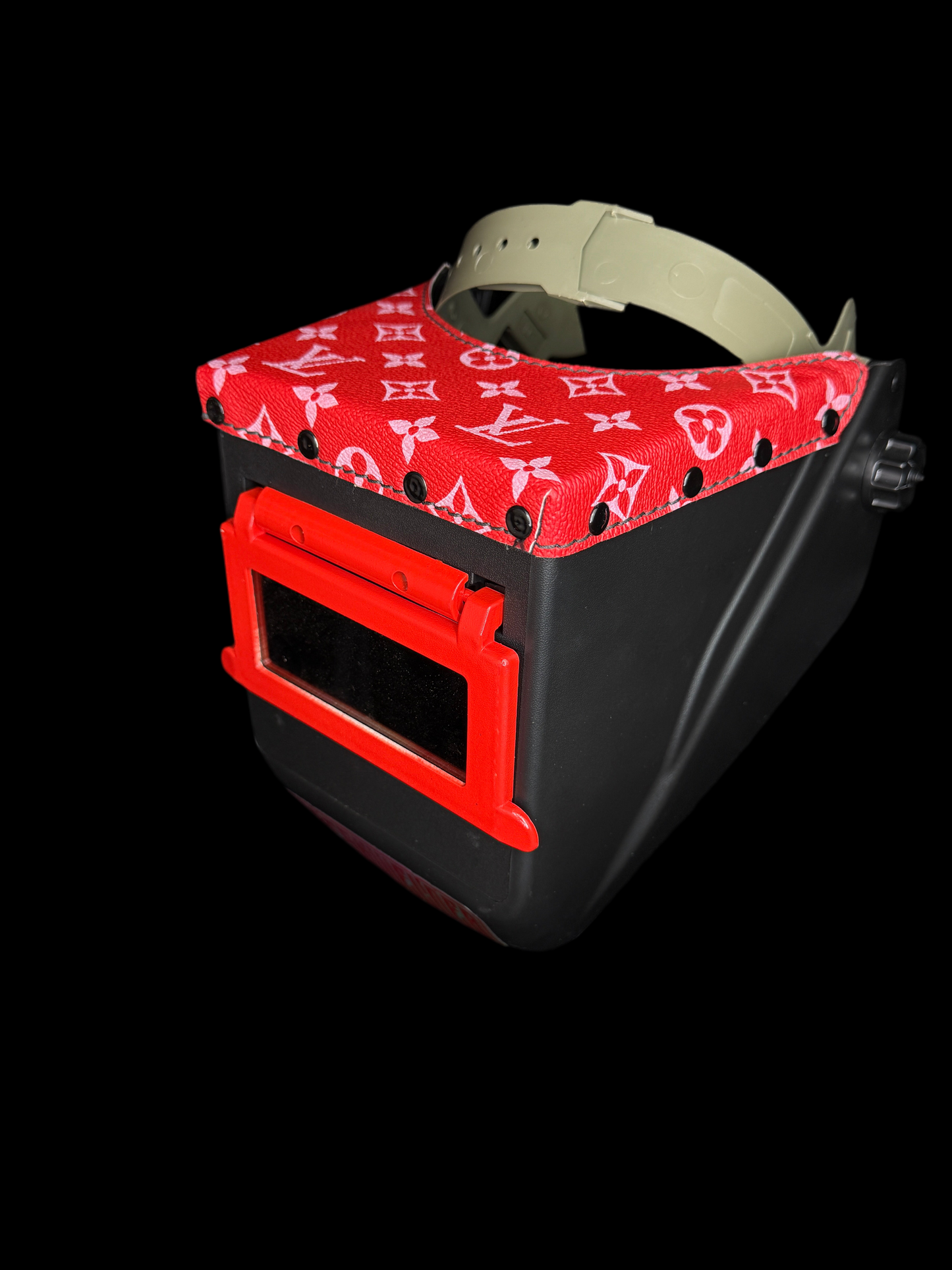 FRESHWELDER X LV Chopped welding hood Black & Red