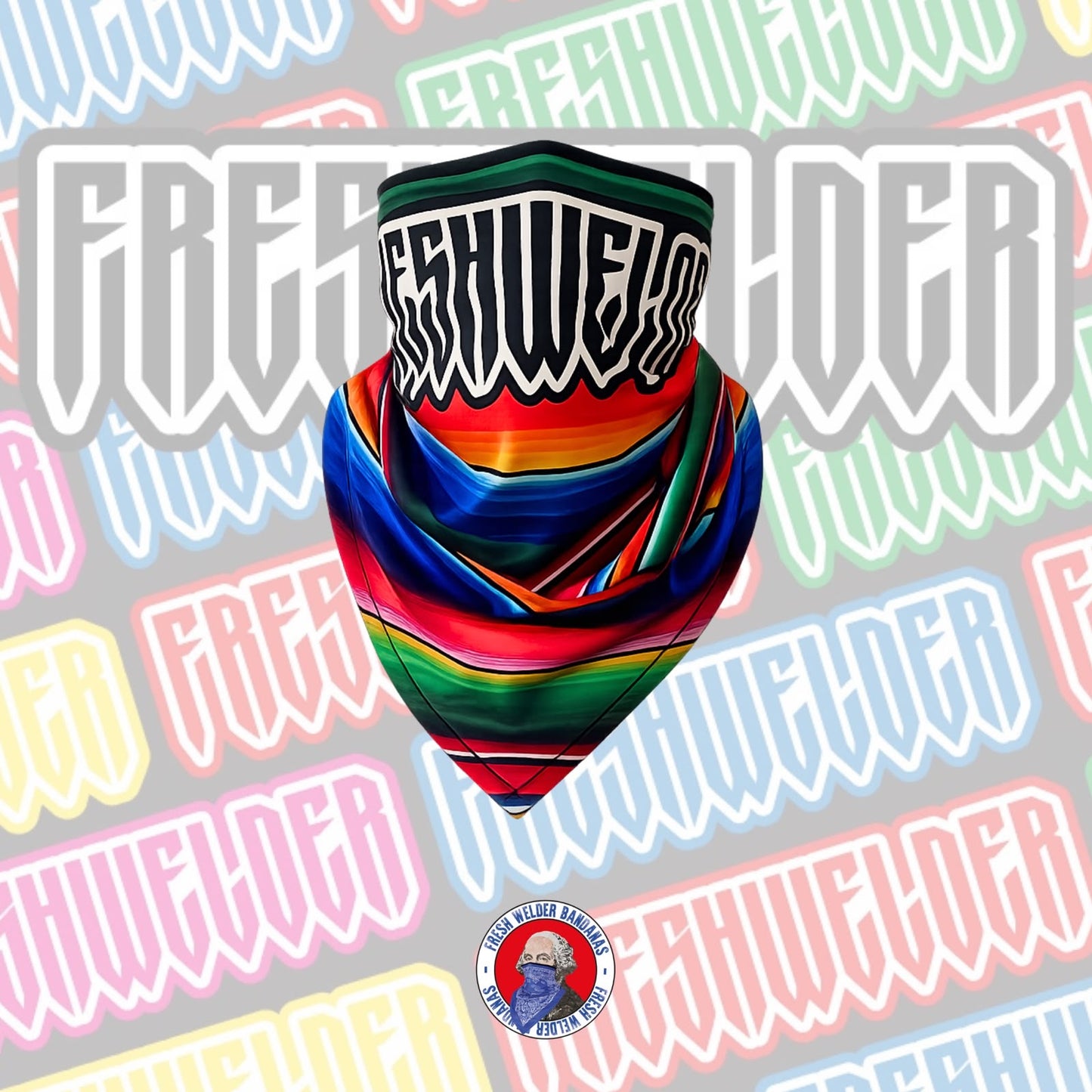 FRESHWELDER Orange/Blue Sarape