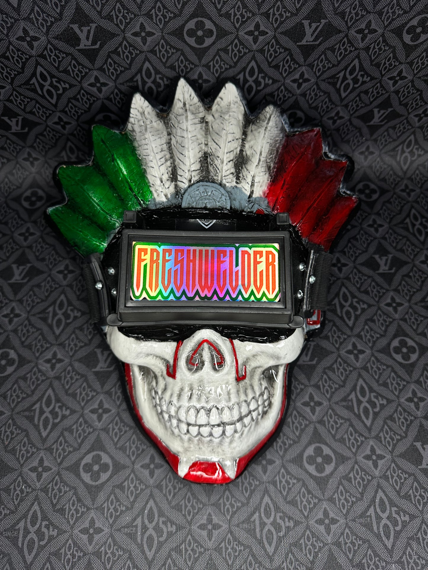 Mexican Aztec Warrior Welding Mask