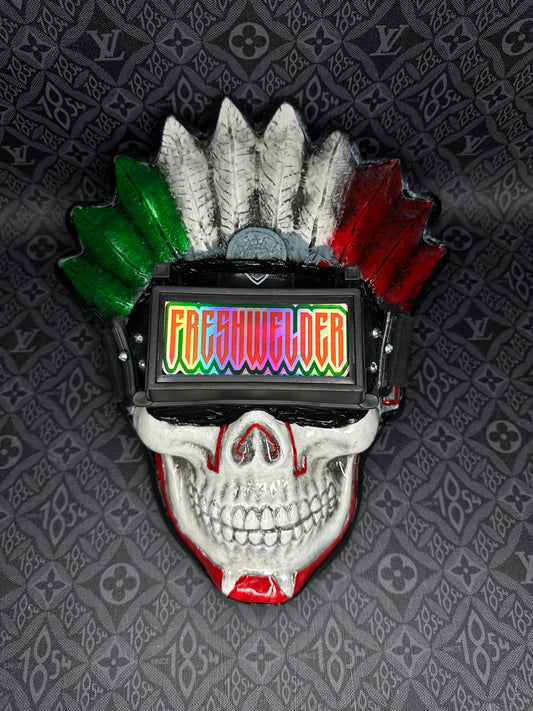 Mexican Aztec Warrior Welding Mask