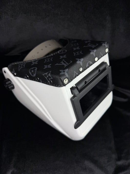 FRESHWELDER X LV Chopped welding hood Black & White