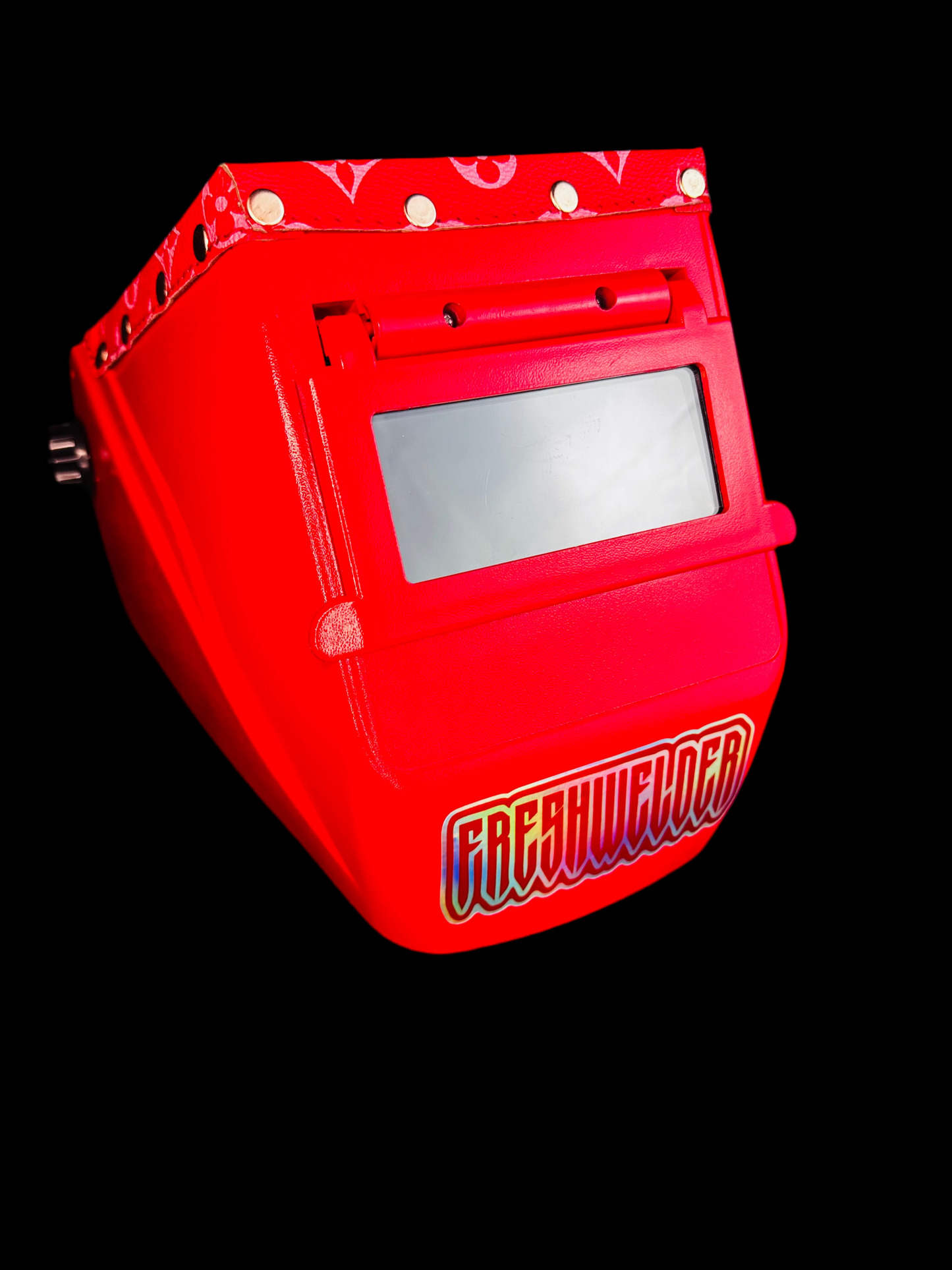 FRESHWELDER X LV Chopped welding hood Blood Red