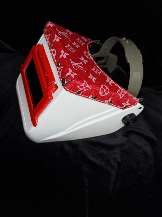 FRESHWELDER X LV Chopped welding hood White & Red