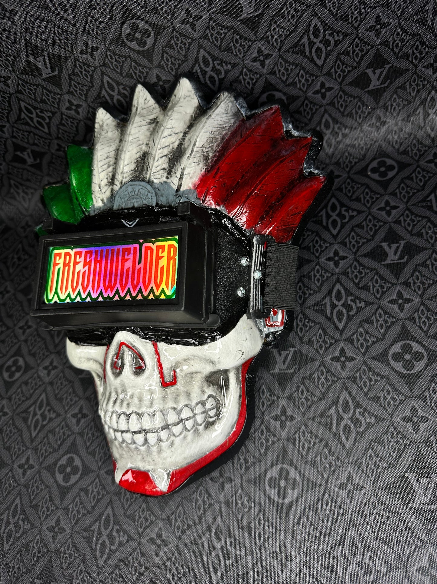 Mexican Aztec Warrior Welding Mask