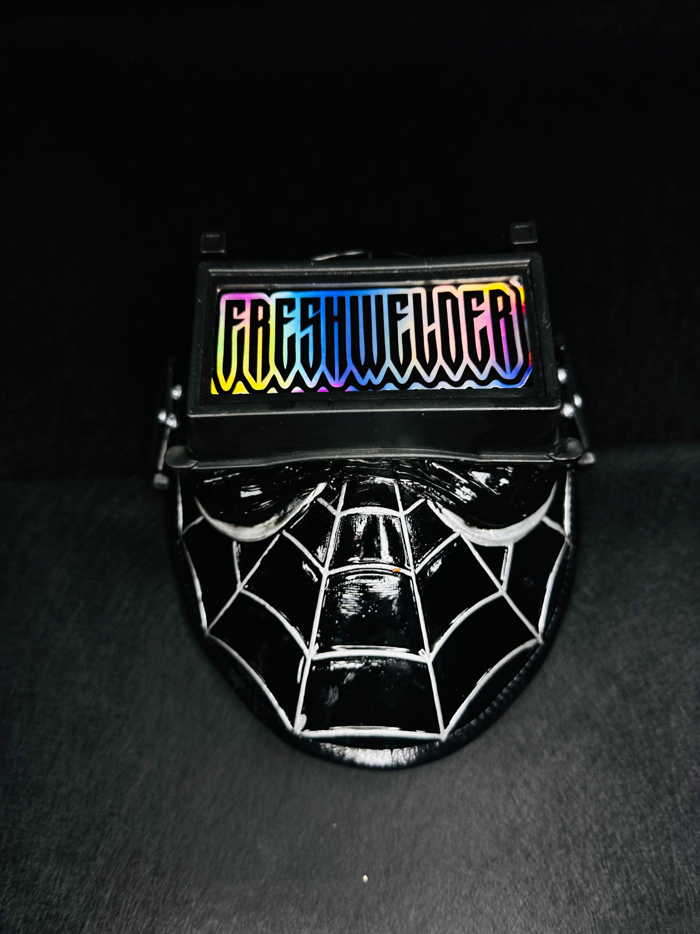 Black Spiderman 🕸️ Welding Mask