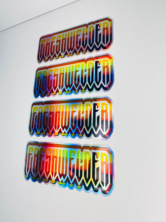 4 Pack FreshWelder Astros edition Holo stickers