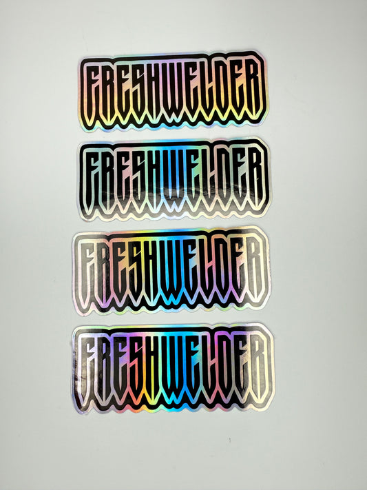 4 Pack The Originals B&W FRESHWELDER Holo Stickers