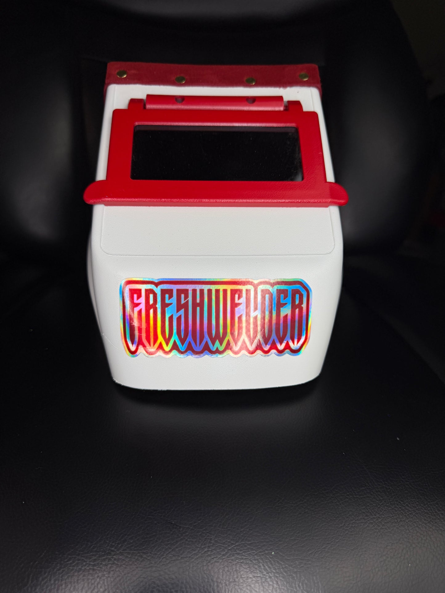 FRESHWELDER Hobart Chopped welding hood White&Red